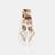Stacked Tabby Bags Print Silk Skinny Scarf