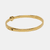 Heart Thin Hinged Bangle Boxed Bracelet