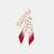 Micro Cherry Print Silk Skinny Scarf