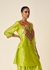 Lime Green Short Kurta