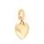 One In A Million Metal Heart Charm