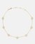 Spade Flower Pave Scatter Necklace