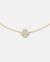 Spade Flower Pave Scatter Necklace