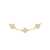 Spade Flower Pave Scatter Bracelet