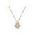 Spade Flower Pave Mini Pendant