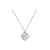 Spade Flower Pave Mini Pendant
