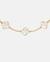Spade Flower Scatter Bracelet