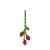 Charmed Strawberry Crochet Bag Charm