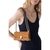 Deco Wavy Suede Mini Crossbody Bag