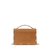 Deco Wavy Suede Chain Shoulder Bag