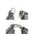 Duo Metallic Dot Suede Mini Shoulder Bag