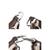 Duo Giraffe Haircalf Crossbody Bag