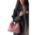 Deco Pebbled Leather Crossbody Tote
