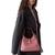 Deco Pebbled Leather Crossbody Tote