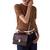 Deco Croc Embossed Chain Shoulder Bag