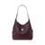 Deco Croc Embossed Large Shoulder Bag