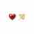 Heart And Spade Studs