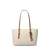 Quinn Medium Signature Logo and Leather Tote Bag