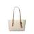 Quinn Medium Signature Logo and Leather Tote Bag