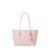 Quinn Medium Signature Logo And Leather Tote Bag