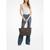 Quinn Large Signature Logo and Leather Tote Bag