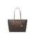 Quinn Large Signature Logo and Leather Tote Bag