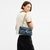 Tabby Shoulder Bag 26 In Regenerative Cotton Denim With Quilting