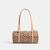 Kisslock Barrel Bag 28 In Signature Jacquard