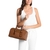 Jet Set Travel Medium Logo Embossed Leather Duffel Crossbody Bag