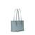Quinn Medium Signature Logo And Leather Tote Bag