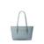 Quinn Medium Signature Logo And Leather Tote Bag