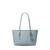 Quinn Medium Signature Logo And Leather Tote Bag