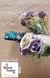 Blue Flowers Prismatic Leaf & Petal Looms Embroidered trim