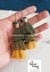 Quirky Mehendi Green & Yellow Mix Thread Tassel