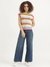 Womens Round Neck Chevron Top