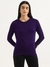 Womens Regular Round Neck Solid Top