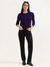 Womens Regular Round Neck Solid Top