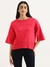 Womens Regular Boat Neck Solid Top