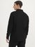 Mens Regular Fit Spread Collar Textured Shacket