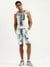Mens Printed Regular Fit Bermuda Shorts