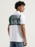 Mens Relaxed Polo Neck Graphic Print T-Shirt