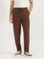 Mens Solid Relaxed Fit Trousers