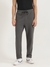 Mens Solid Relaxed Fit Trousers