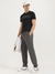 Mens Solid Relaxed Fit Trousers