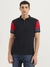 Mens Relaxed Fit Polo Neck Solid Tshirt