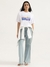 Womens Regular Round Neck Graphic Print T-Shirt