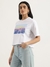 Womens Regular Round Neck Graphic Print T-Shirt