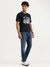 Mens Regular Round Neck Graphic Print T-Shirt
