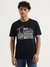 Mens Regular Round Neck Graphic Print T-Shirt