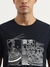 Mens Regular Round Neck Graphic Print T-Shirt